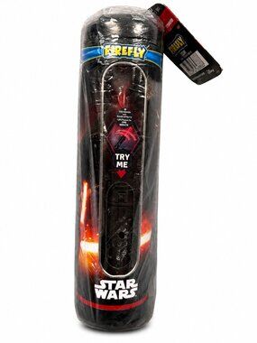 Star Wars Kylo Ren Firefly Light-Up Timer Toothbrush Soft NWT Sealed Lightsaber